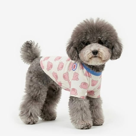 TUSTUS PIG PATTERN Tシャツ