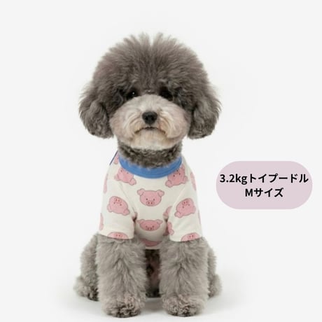TUSTUS PIG PATTERN Tシャツ