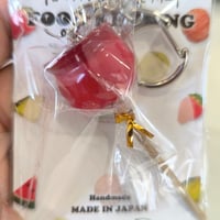 和菓子【りんご飴（赤）】食べちゃいそうなアクセサリー