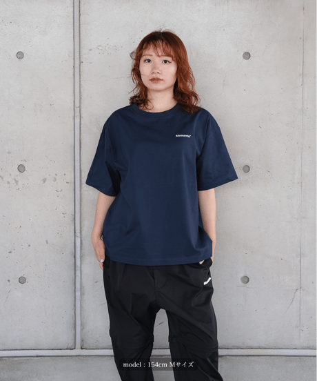 【Navy】logo tee