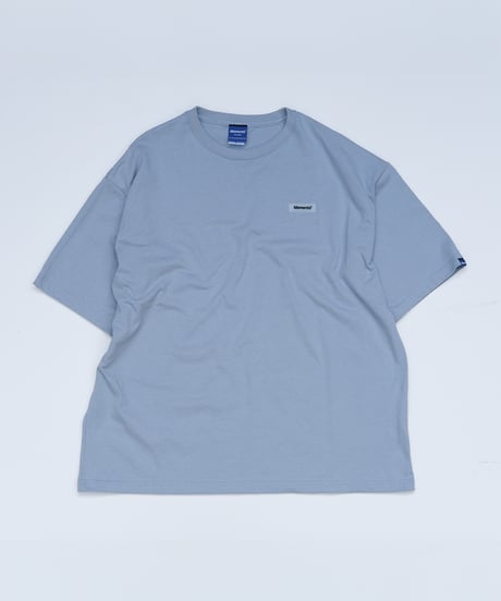 【Blue】Rubber tag tee