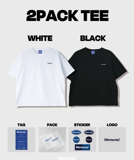 2PACK TEE  CUSTOM （Lサイズ）