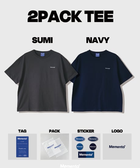 2PACK TEE  CUSTOM （Lサイズ）