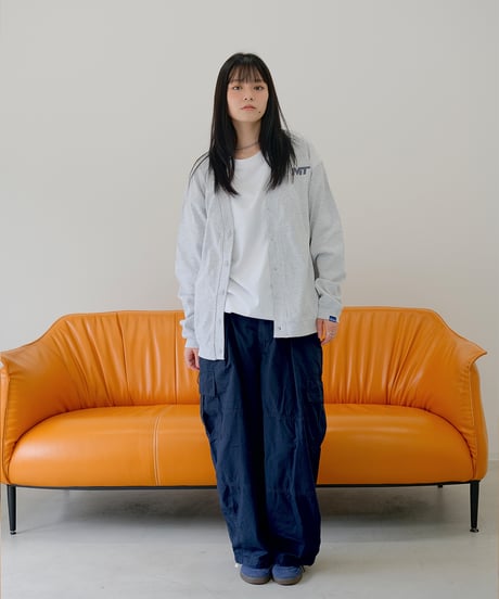 【Gray】M/T logo cardigan