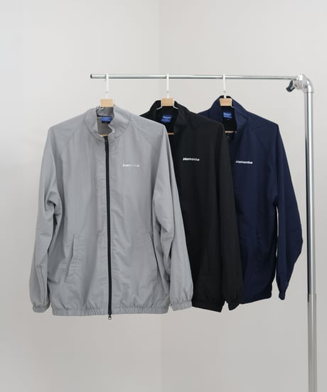 【Gray】nylon track jacket