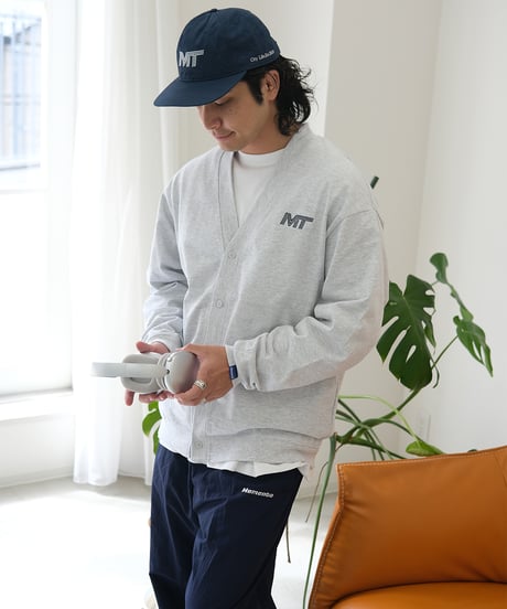 【Gray】M/T logo cardigan