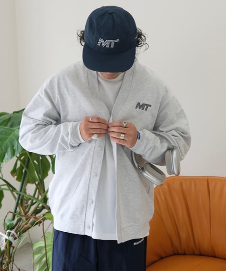 【Gray】M/T logo cardigan