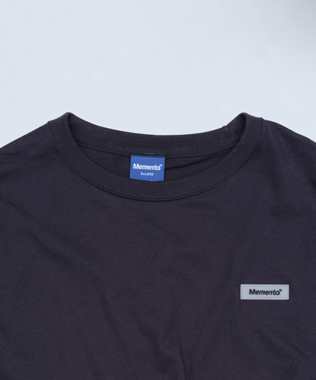【Navy】Rubber tag tee