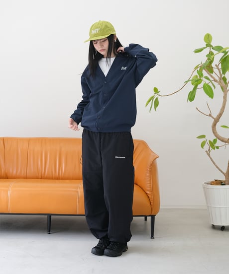 【Navy】M/T logo cardigan