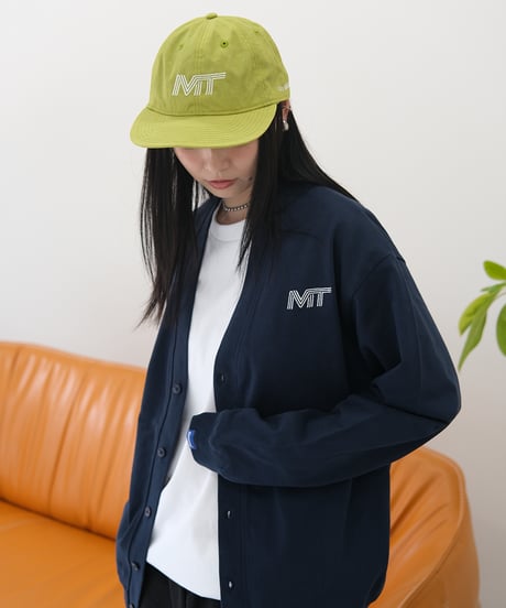 【Navy】M/T logo cardigan