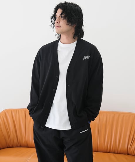 【Black】M/T logo cardigan