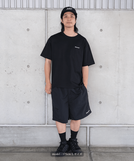 【Black】logo tee