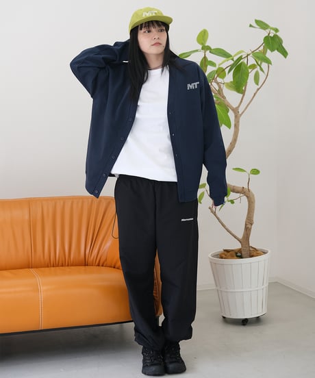 【Navy】M/T logo cardigan