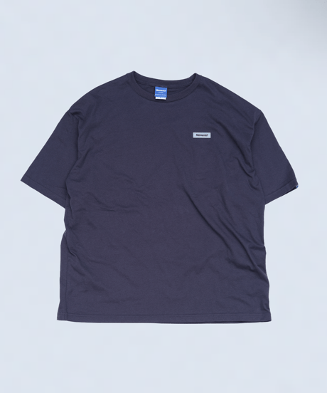 【Navy】Rubber tag tee