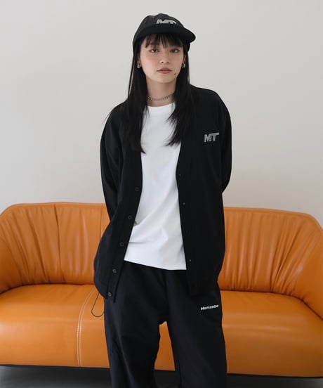 【Black】M/T logo cardigan