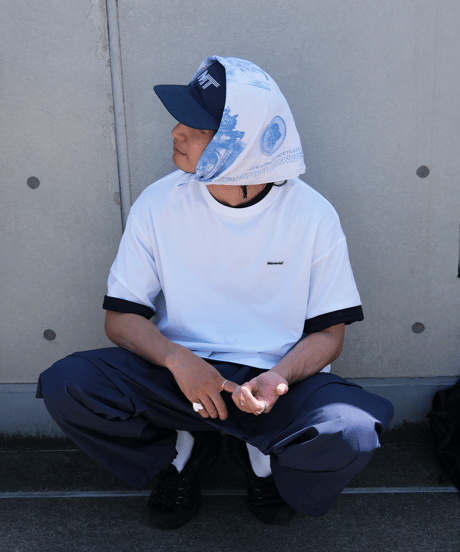 【White】Rubber tag tee