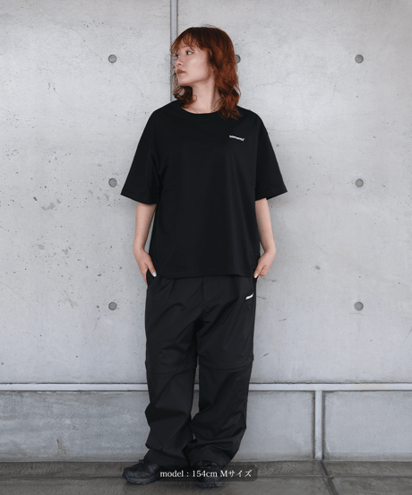 【Black】logo tee