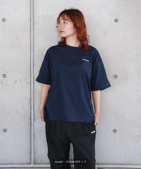 【Navy】logo tee