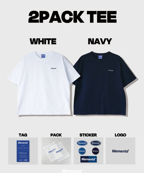 2PACK TEE  CUSTOM （XLサイズ）