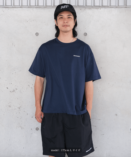 【Navy】logo tee