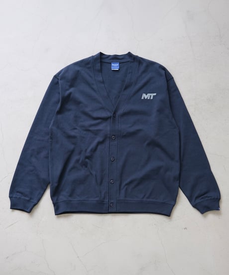 【Navy】M/T logo cardigan