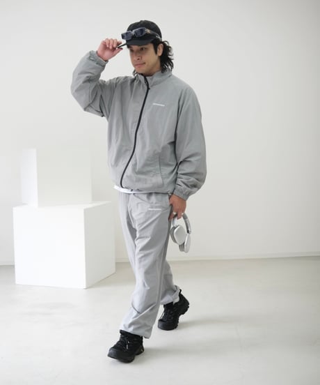 【Gray】nylon track pants