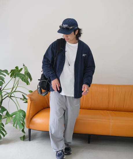 【Navy】M/T logo cardigan