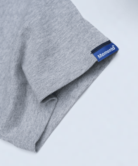 【Gray】Rubber tag tee