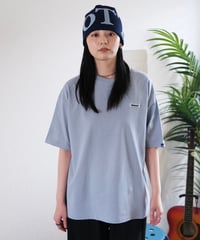 【Blue】Rubber tag tee