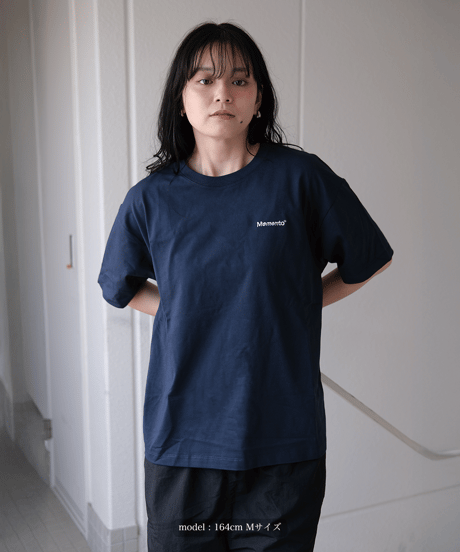 【Navy】logo tee