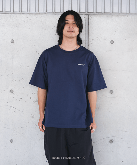 【Navy】logo tee