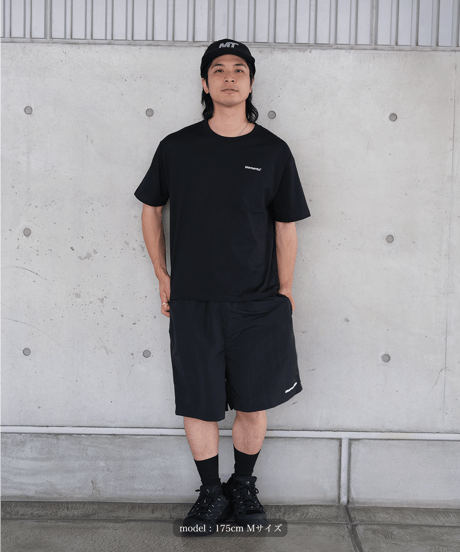 【Black】logo tee