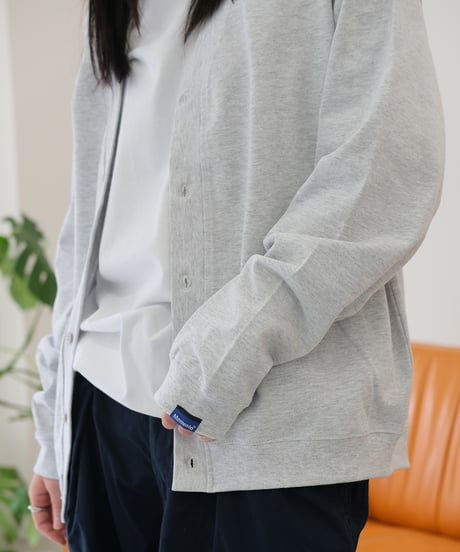 【Gray】M/T logo cardigan
