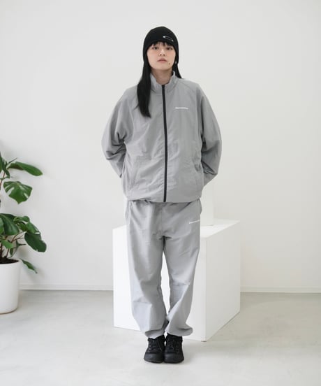 【Gray】nylon track pants