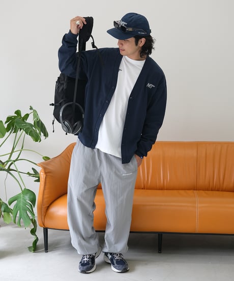 【Navy】M/T logo cardigan