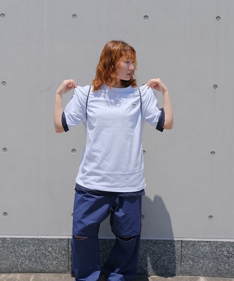 【White】Rubber tag tee