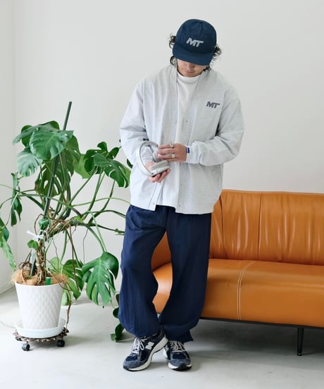 【Gray】M/T logo cardigan