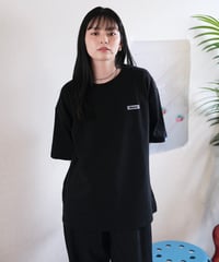 【Black】Rubber tag tee