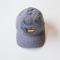 TEMBEA "HOT DOG CAP" PBROAD NAVY CHECK
