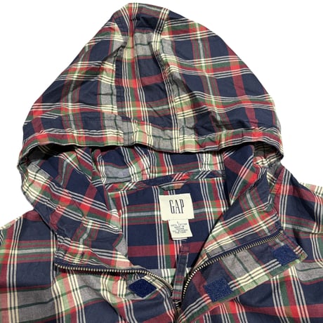 【L】90S GAP PLAID ANORAK