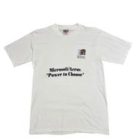 【L】90S MICROSOFT TEE / POWER TO CHOOSE