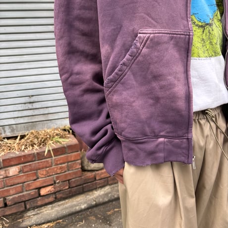 moojimooji   "ZIP UP HOODIE AGED"