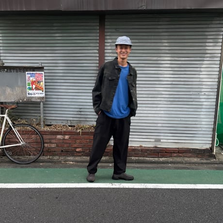 00's deadstock "MOCEAN" Stretch Patrol Pantの 大きいサイズのウエストにゴム、裾にも紐を入れたパンツ