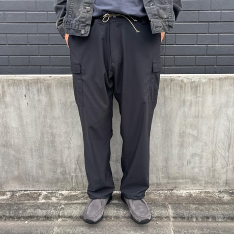 00's deadstock "MOCEAN" Stretch Patrol Pantの 大きいサイズのウエストにゴム、裾にも紐を入れたパンツ