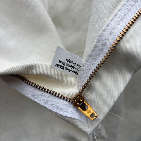 80's deadstock "universal overall" の50㌅! 生成りﾍﾟｲﾝﾀｰﾊﾟﾝﾂの腰にゴムと紐を入れたﾊﾟﾝﾂ