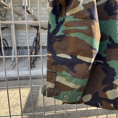 80's deadstock US Military "Woodland BDU shirt"