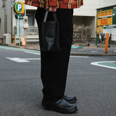 BUILDING  "FRINGE BUCKETBAG" (FAKE INTRECCIATO)