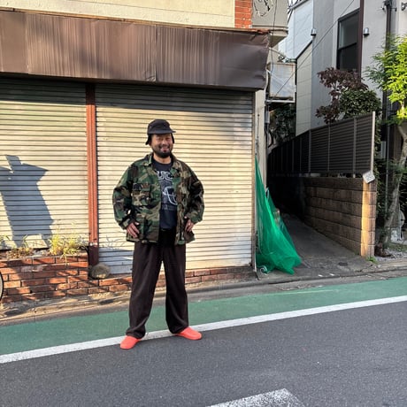 80's deadstock US Military "Woodland BDU shirt"