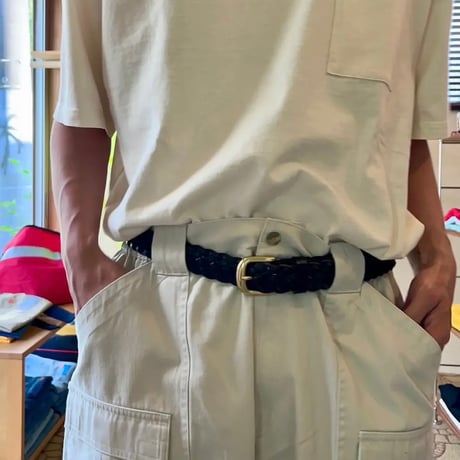 RELAX FIT  "IMAGEN DE Mexico 🇲🇽 Leather mesh belt"