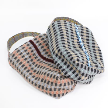 BUILDING  "FRINGE BUCKETBAG" (DOBBY CHECK)